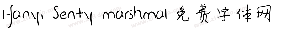 Hanyi Senty marshmal字体转换